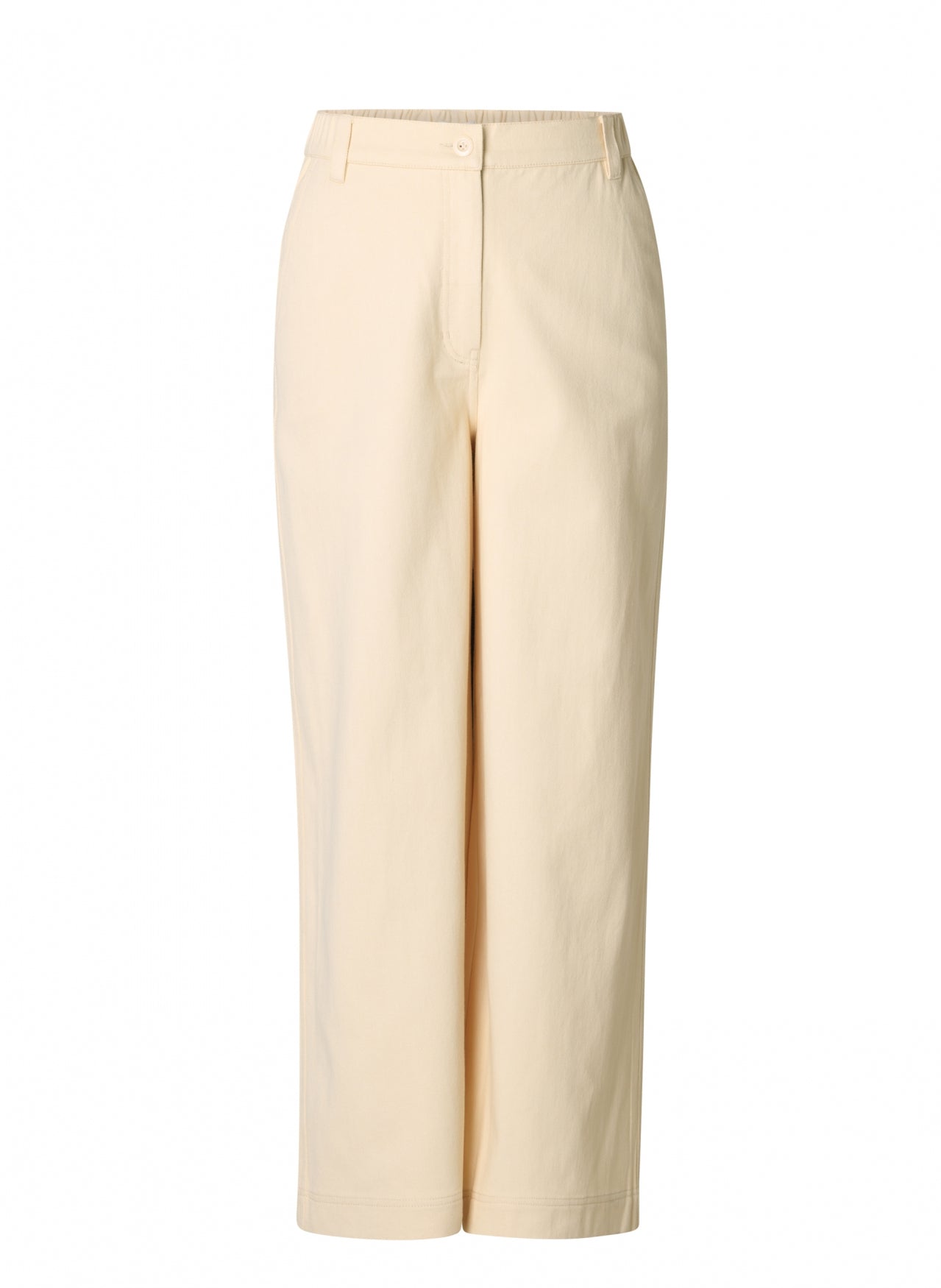 Pantalon large en coton naturel