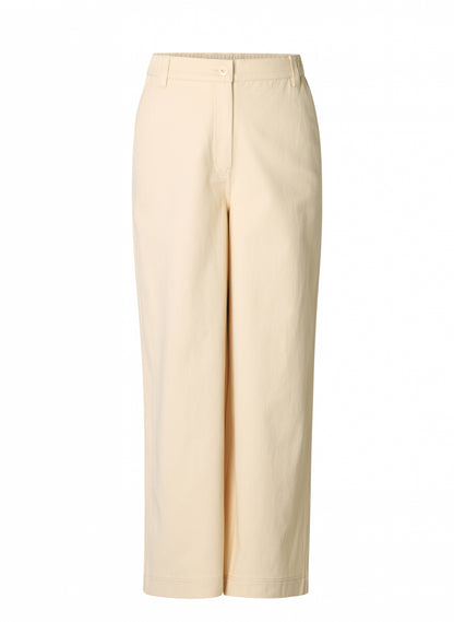 Pantalon large en coton naturel