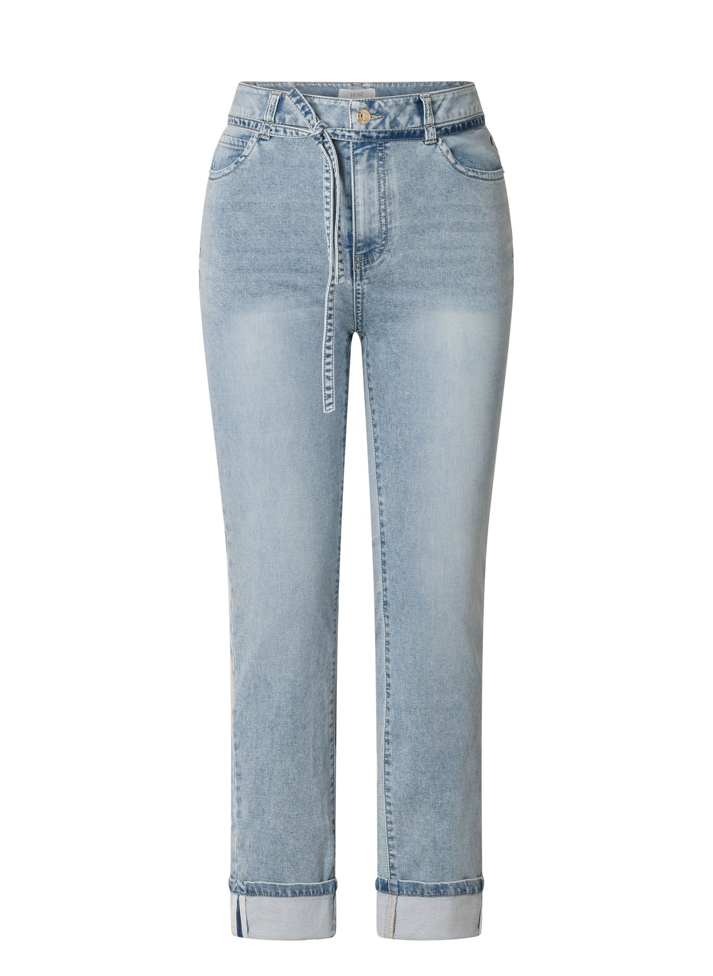 Jean essentiel slim fit avec lien à la taille