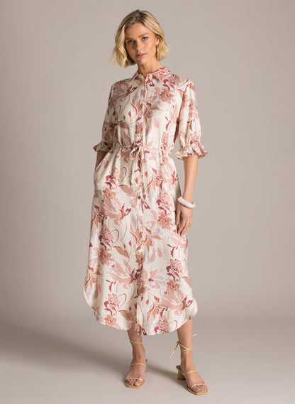 Robe à motifs fleurs