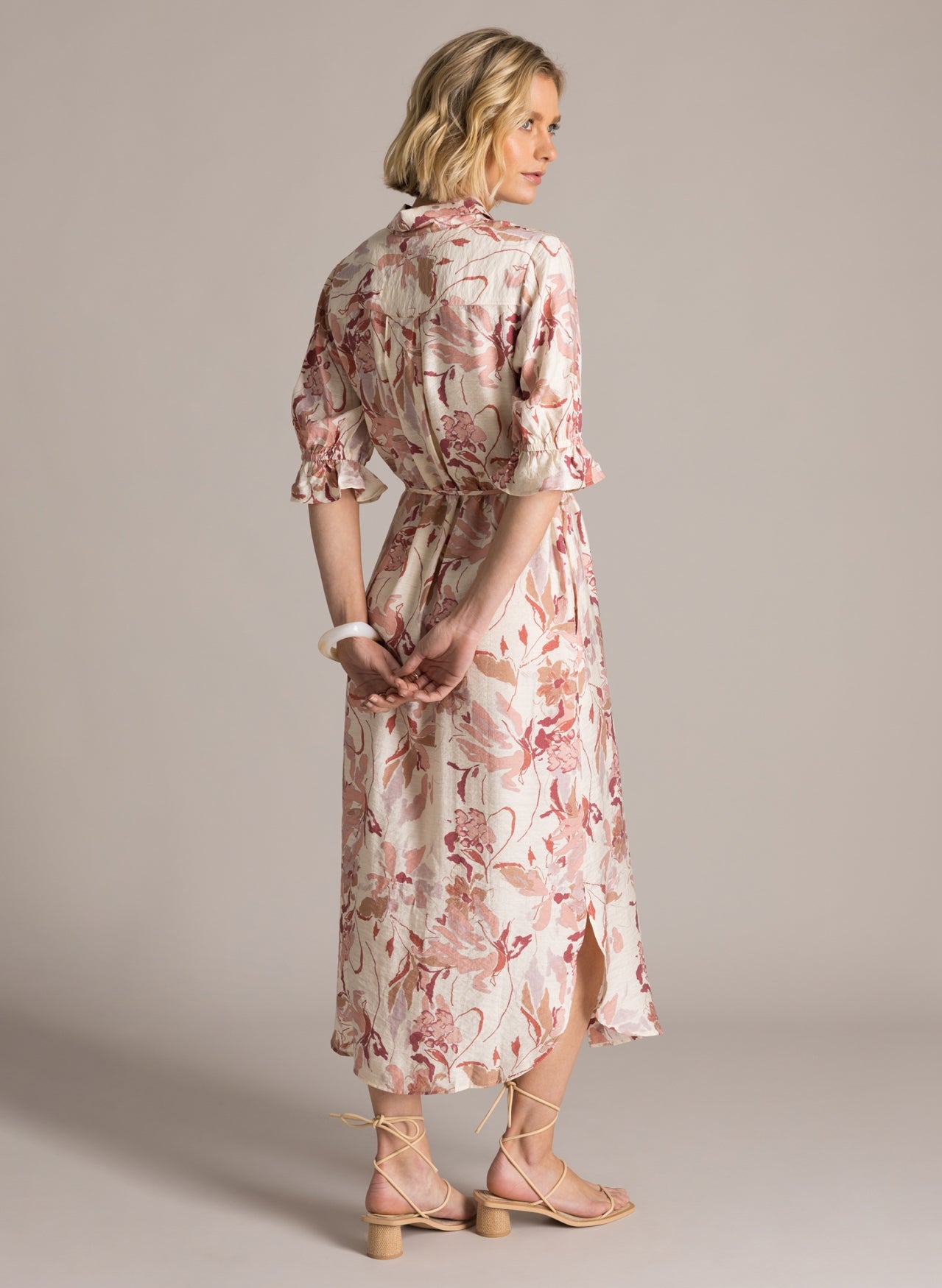 Robe à motifs fleurs