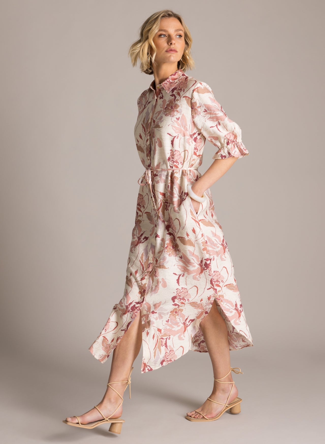 Robe à motifs fleurs