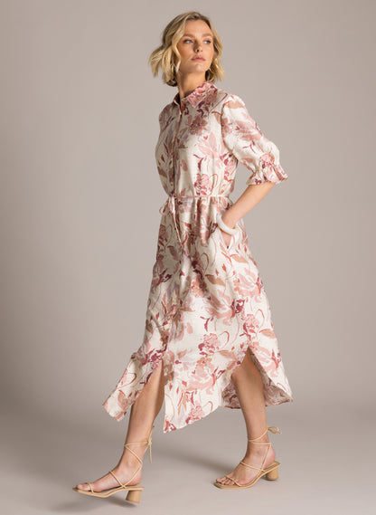 Robe à motifs fleurs