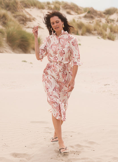 Robe à motifs fleurs