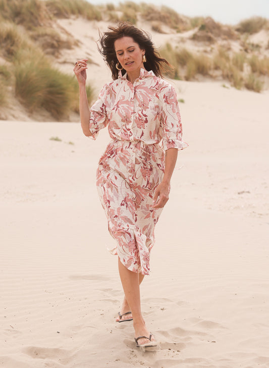Robe à motifs fleurs