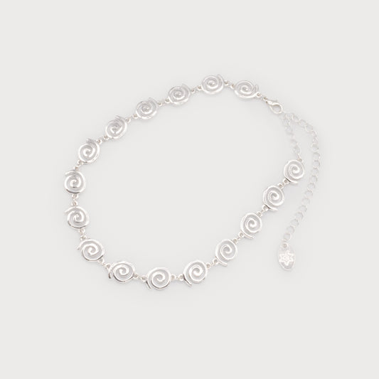 Collier court argent