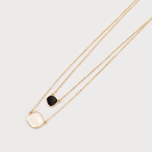 Collier à deux couches