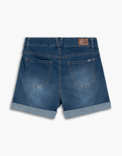 Short courte en jeans