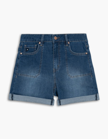 Short courte en jeans