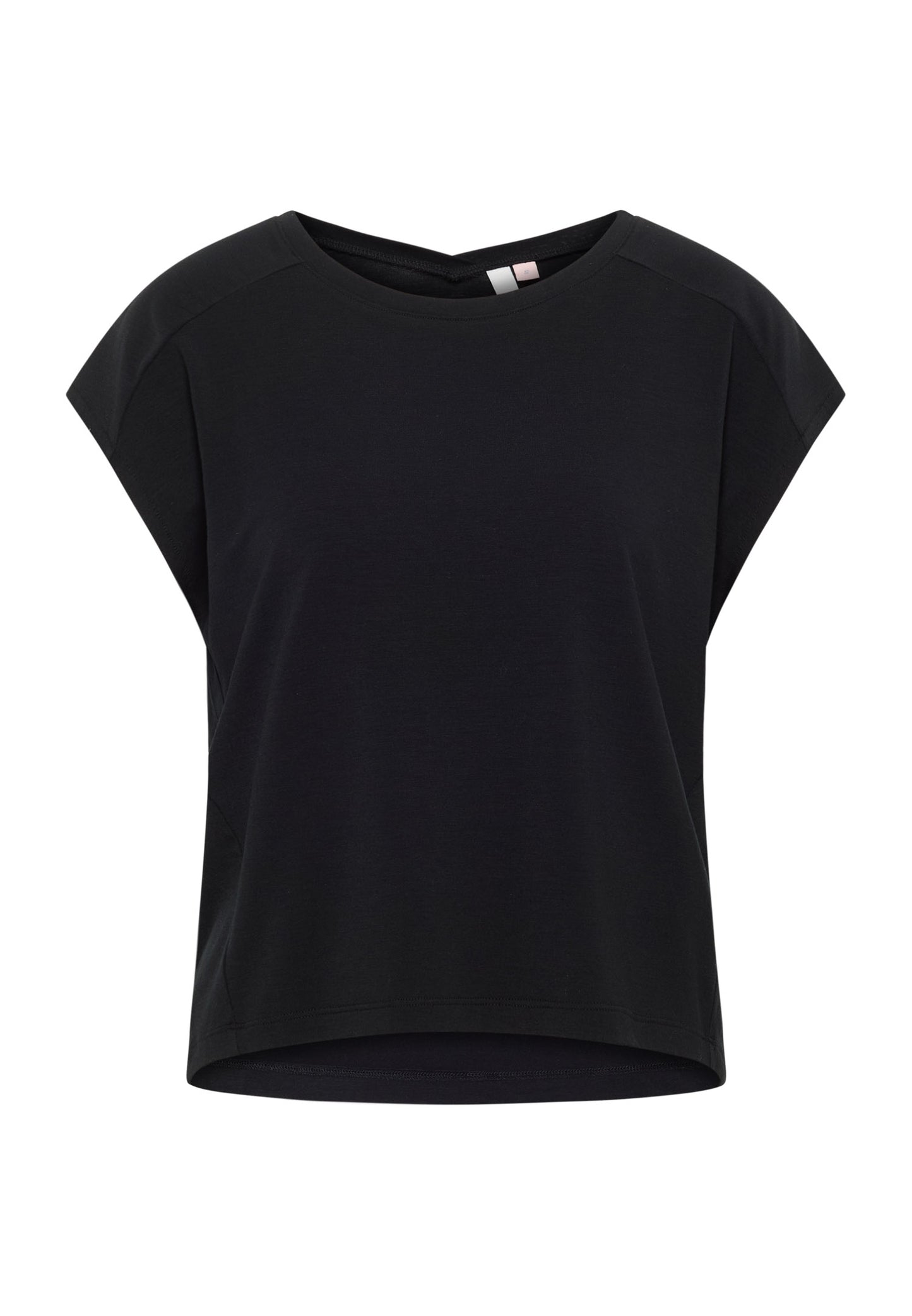 Haut noir épuré au style moderne