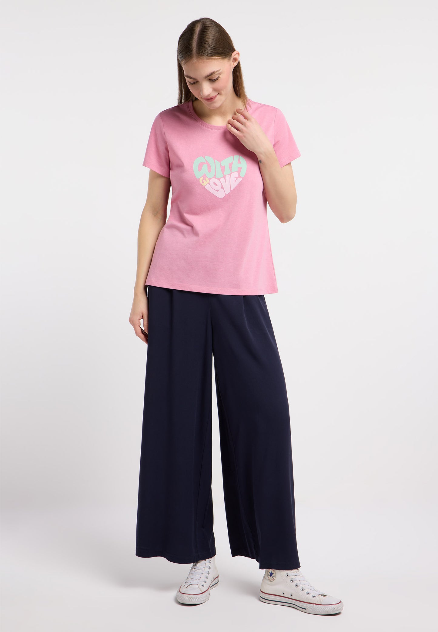 T-shirt doux et féminin "With Love"