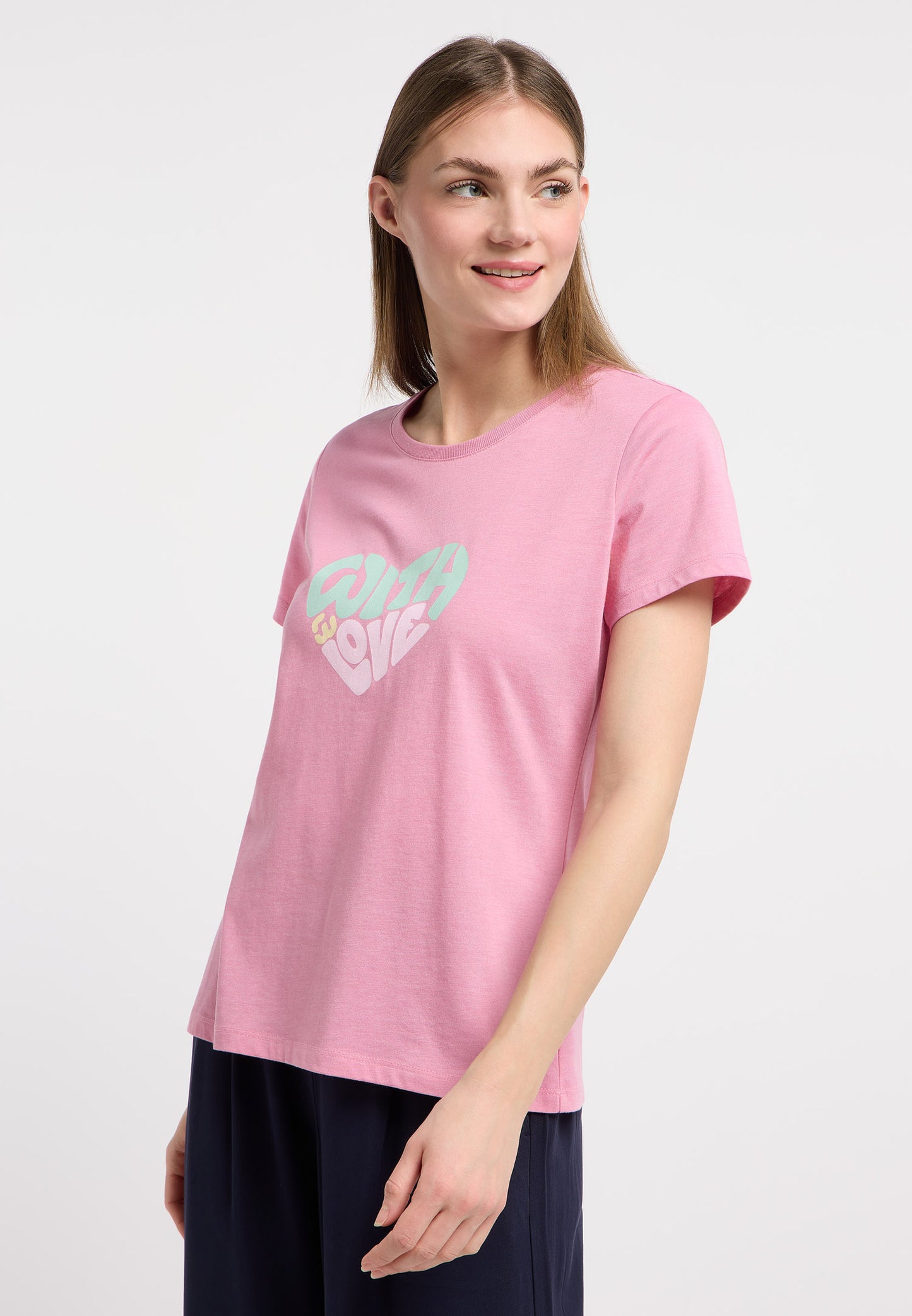 T-shirt doux et féminin "With Love"