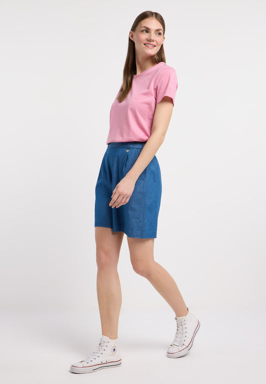 Short bleu léger et facile à porter