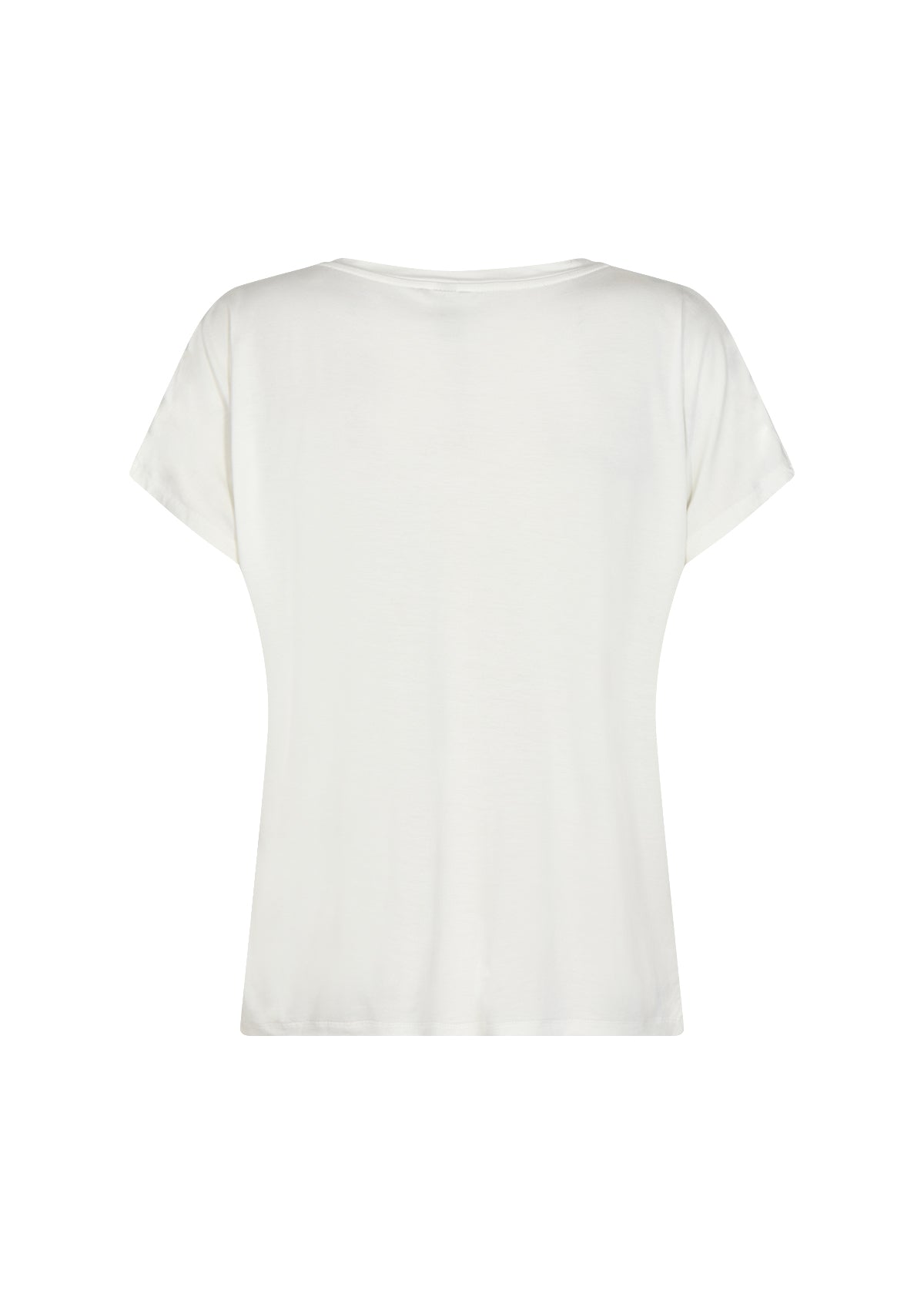 T-shirt uni col en V