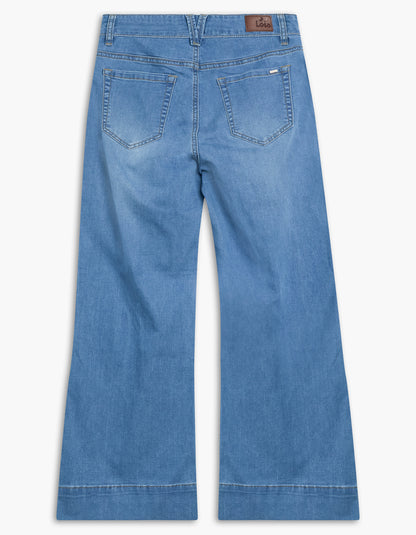 Jeans jambe large