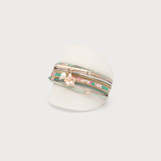 Large bracelet simple turquoise