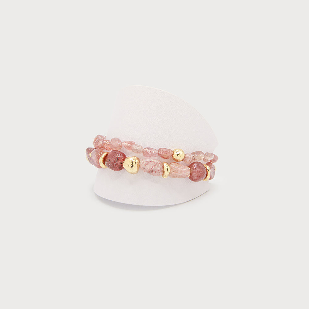 Duo de bracelets sur élastique