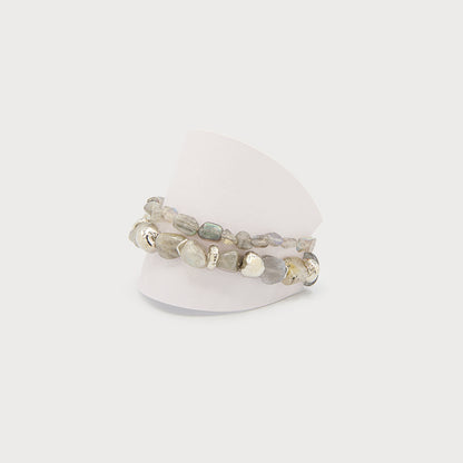 Duo de bracelets sur élastique