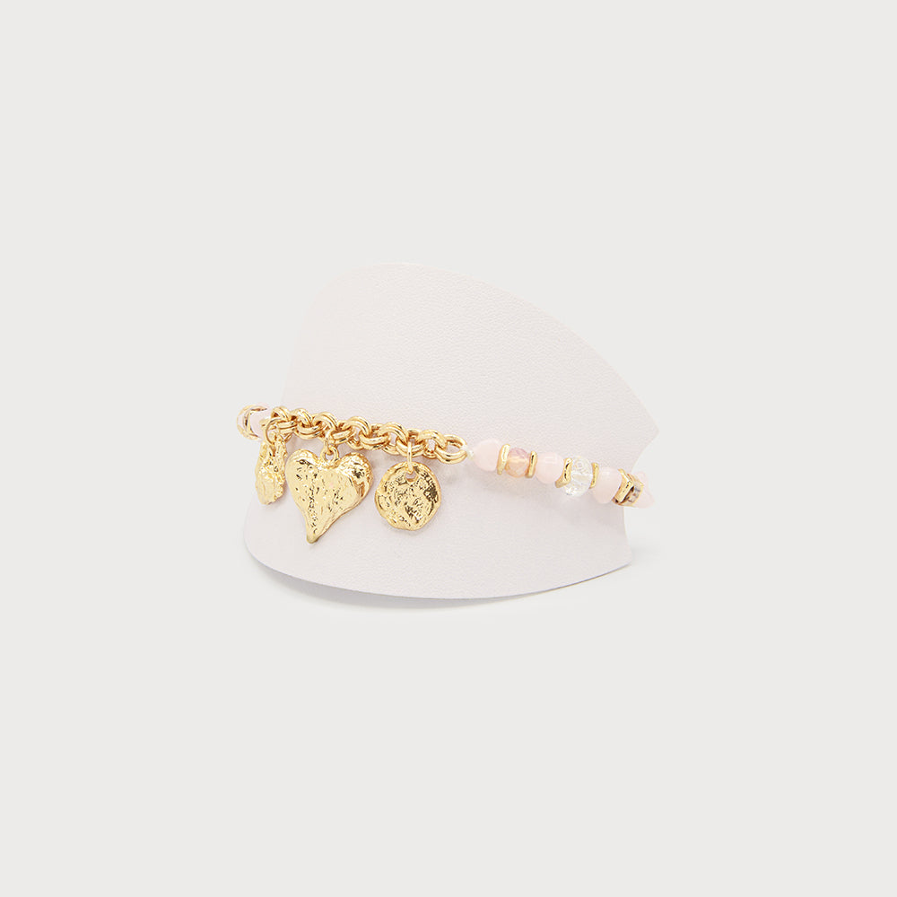 Bracelet avec billes de verre