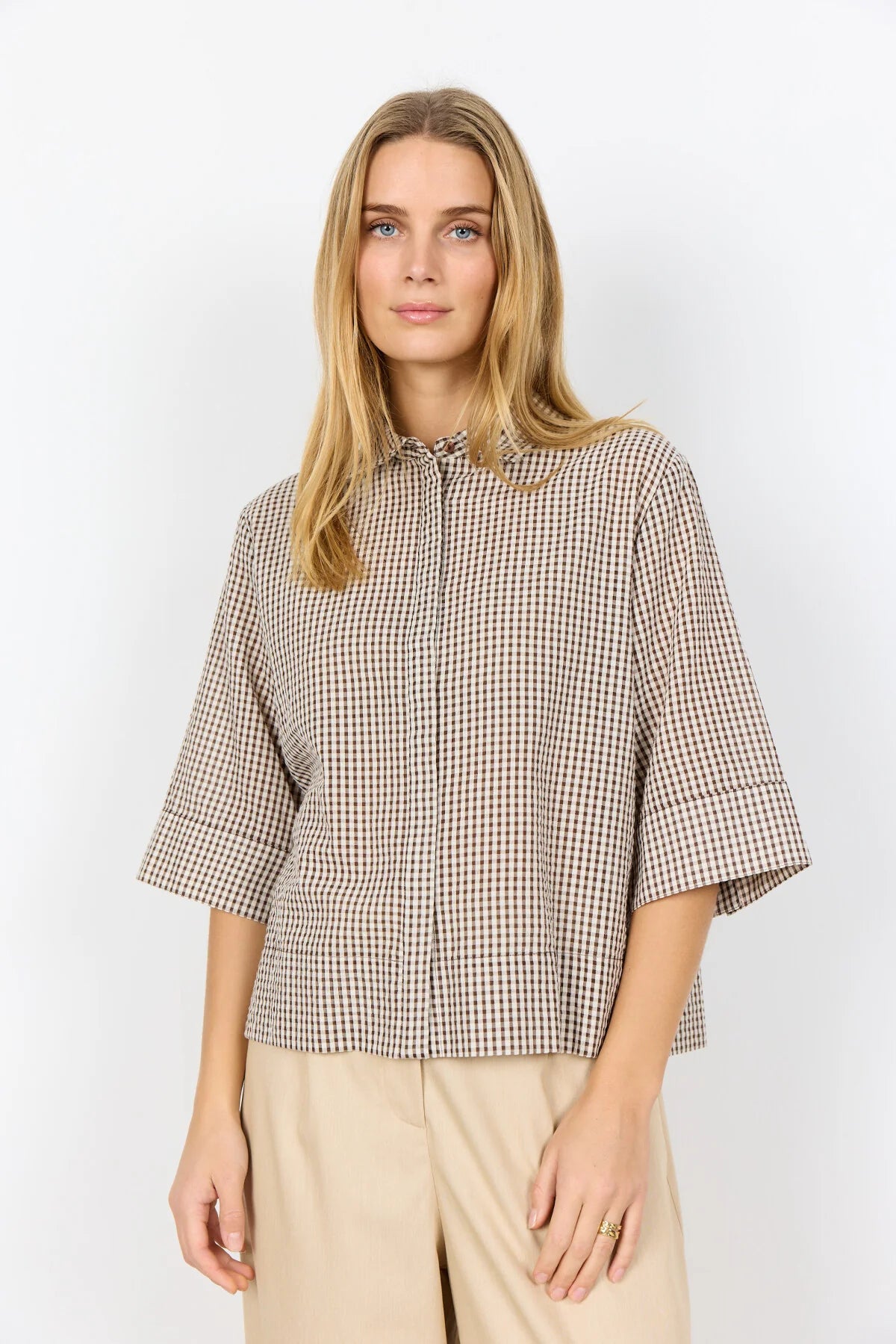 Chemise à carreaux revisités