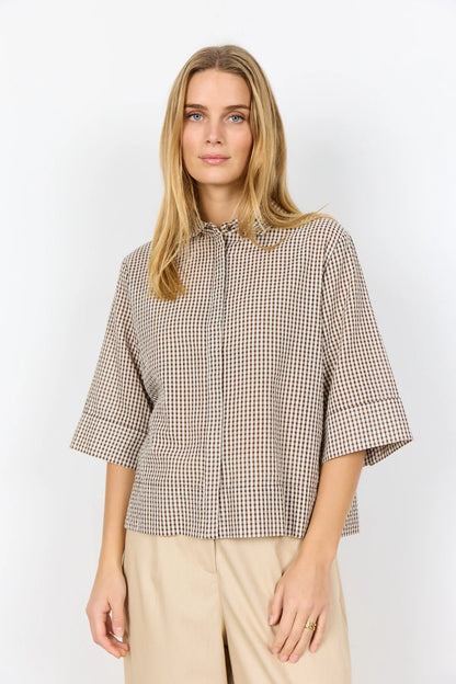Chemise à carreaux revisités