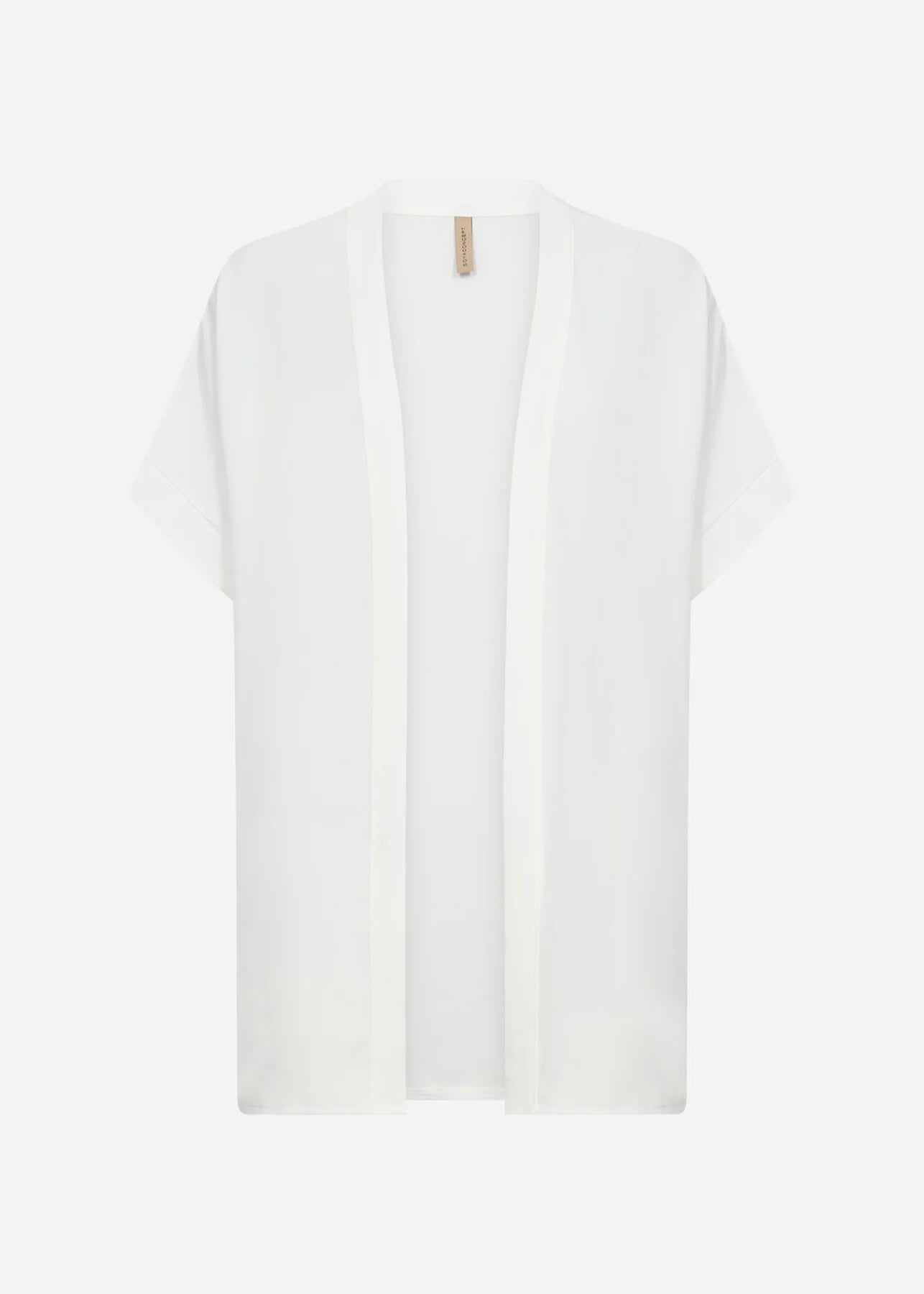 Gilet ivoire à l’élégance simple