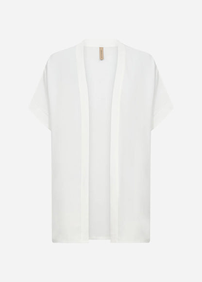 Gilet ivoire à l’élégance simple
