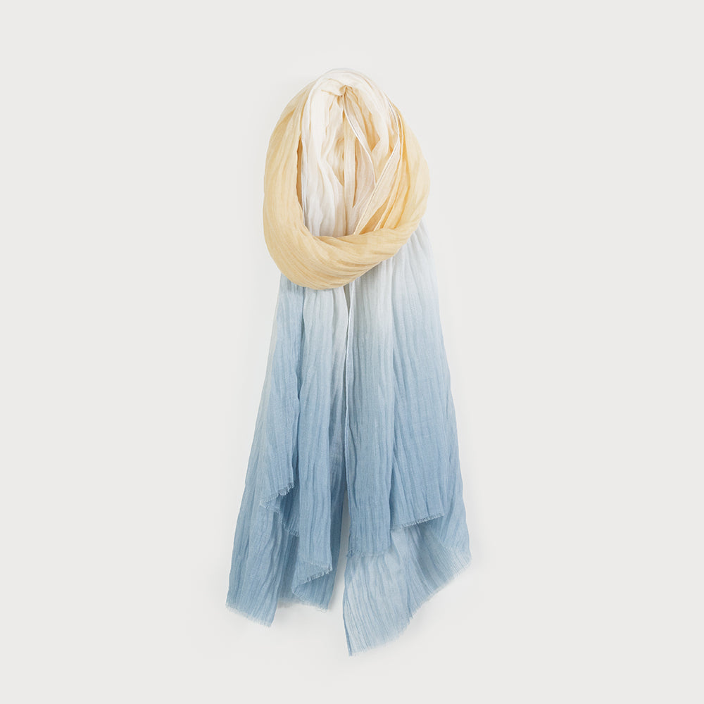 Foulard léger avec couleurs ombrées