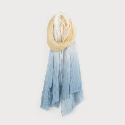 Foulard léger avec couleurs ombrées
