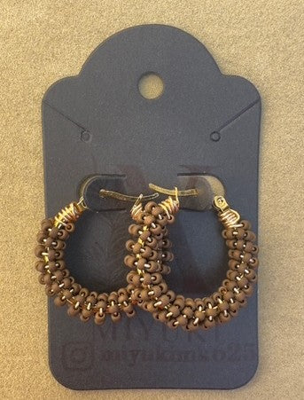 Boucle d'oreille de rocaille