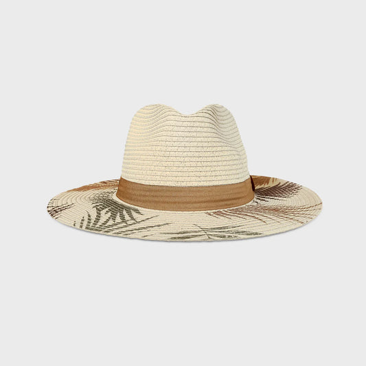 Chapeau fedora avec imprimé - Fabricio