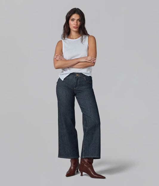 Jeans à rayures