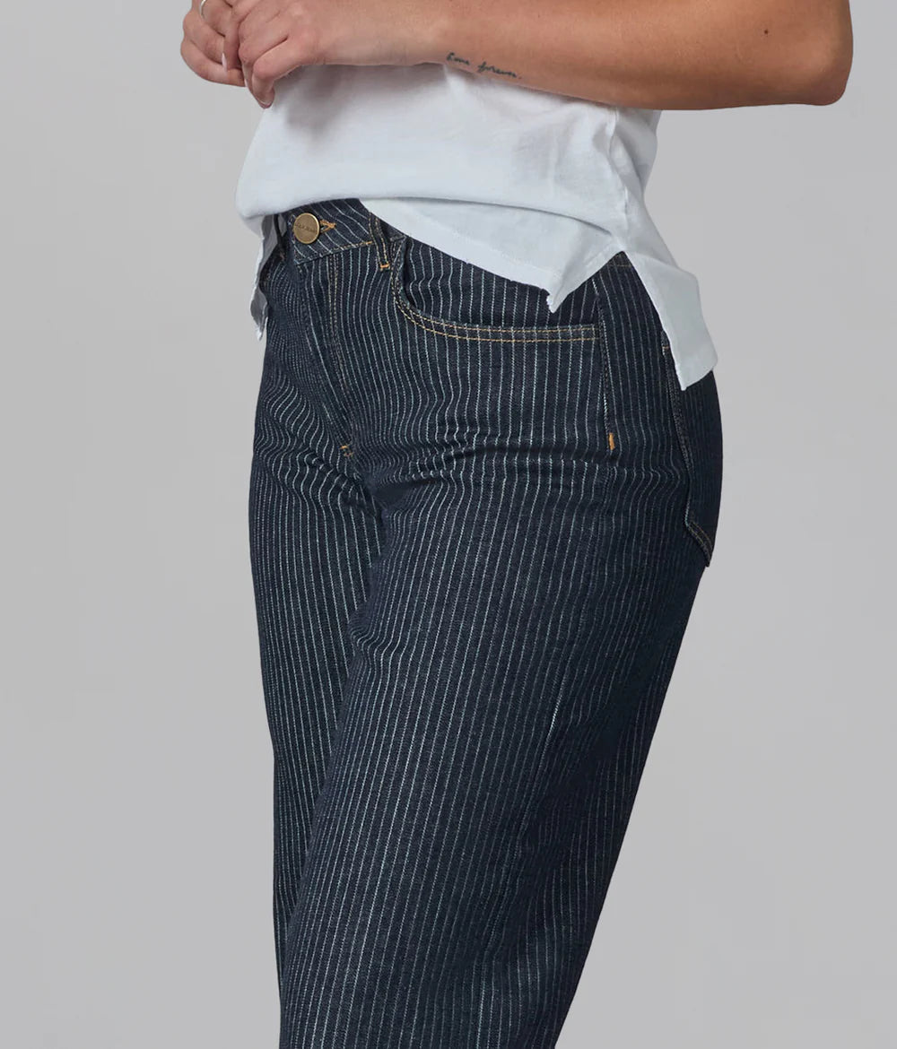 Jeans à rayures