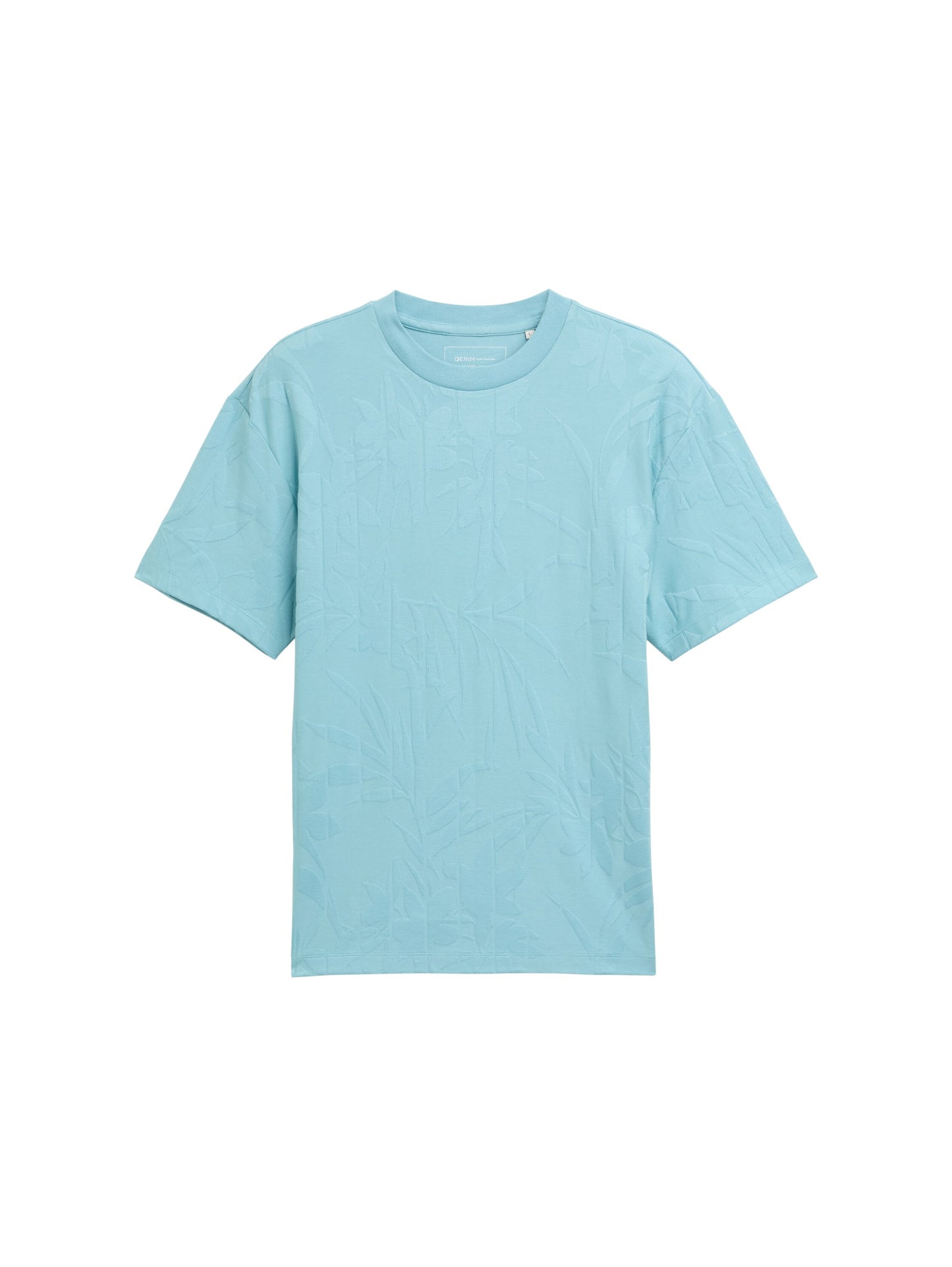 t-shirt jacquard coupe décontracté - 2 couleurs
