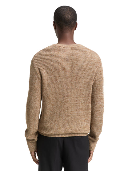 Pull en maille à col rond