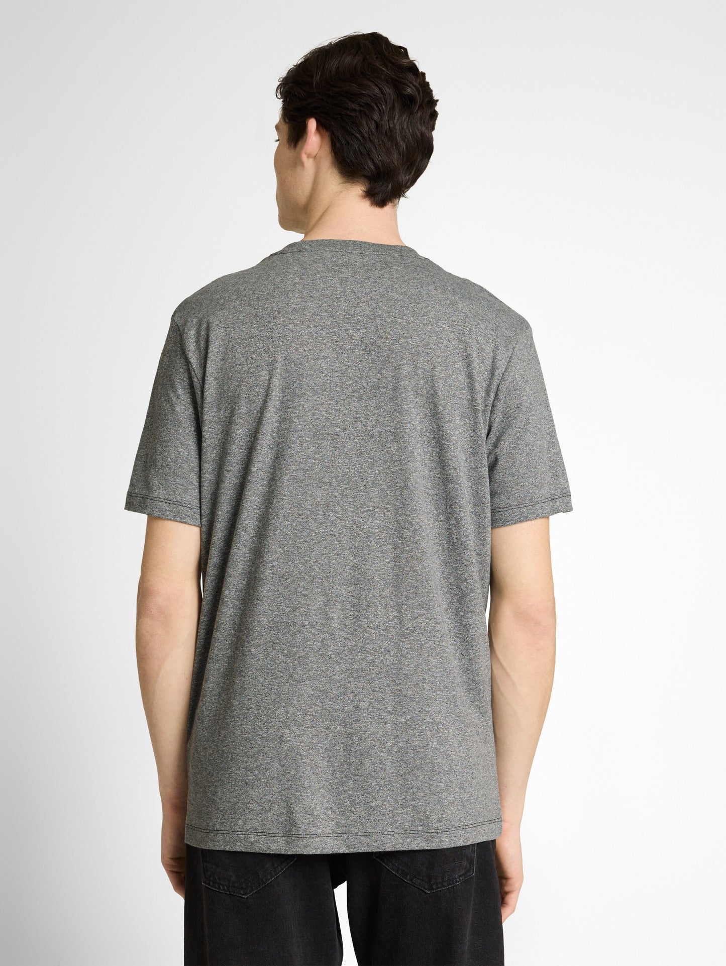 T-shirt imprimé chiné