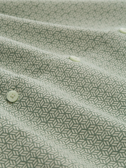 Chemise imprimée au motif géométrique