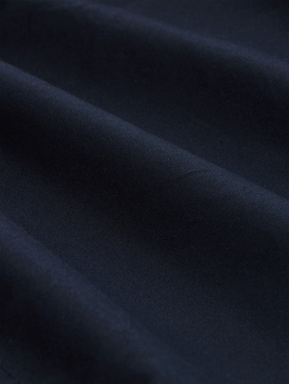 Short estival bleu marine à taille élastique