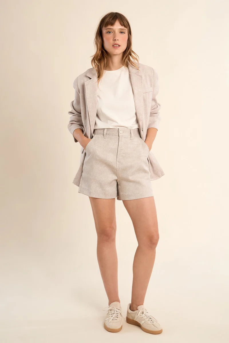 Blazer à coupe droite