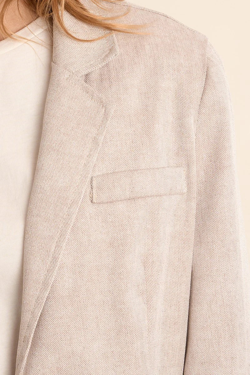 Blazer à coupe droite