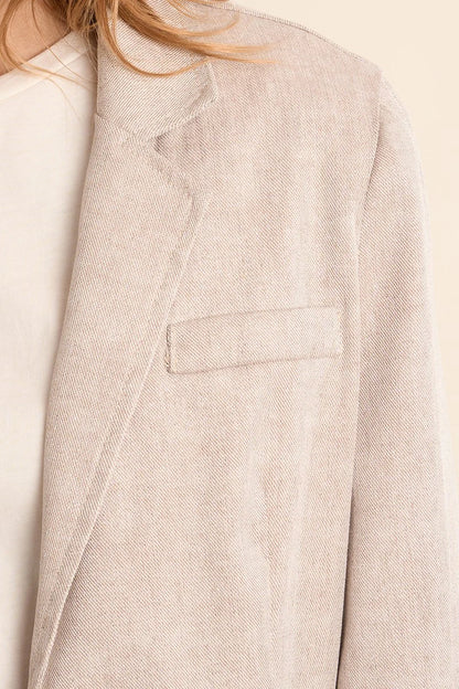 Blazer à coupe droite