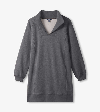 Robe à col cranté