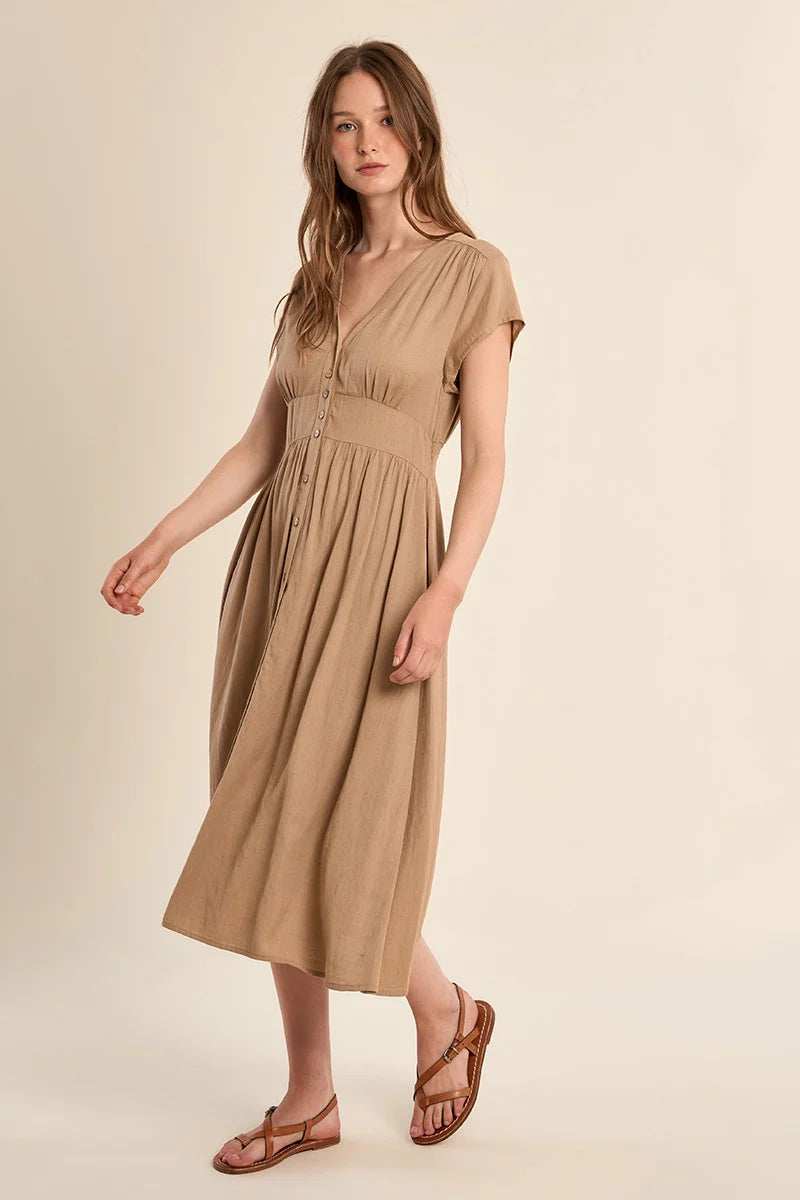 Robe midi fluide