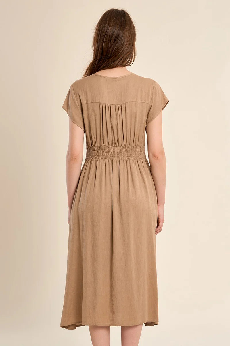 Robe midi fluide
