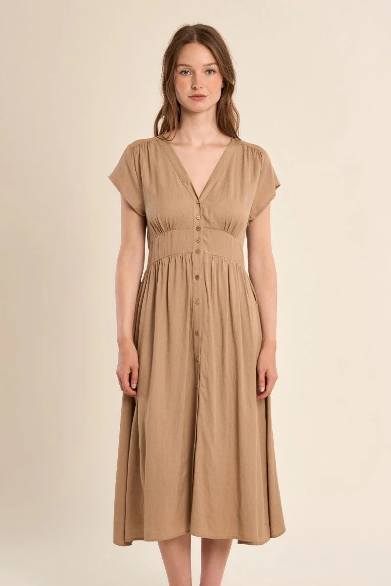Robe midi fluide