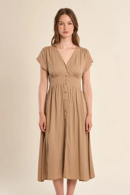 Robe midi fluide