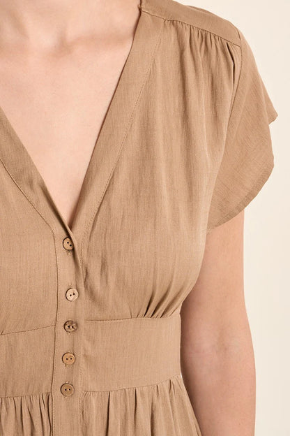 Robe midi fluide