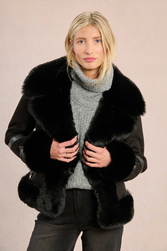 Manteau tissé