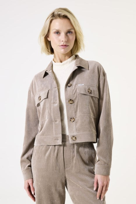 Veste côtelée