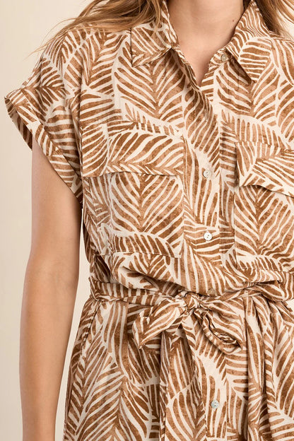 Robe chemise à la douceur estivale